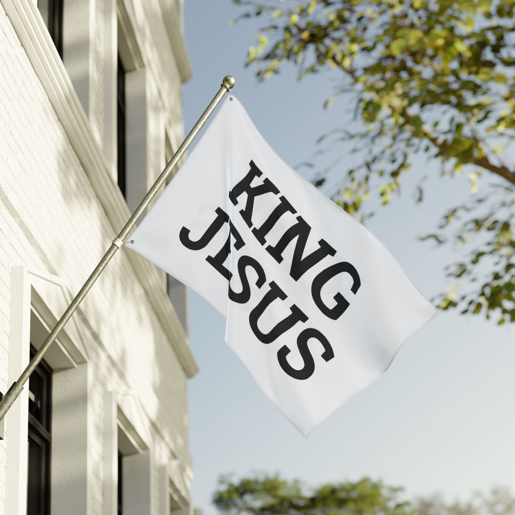 Christian flag, Christian decor, Christian home, faith flag, religious flag, worship flag, worship banner, decorative flag, faith decor, praise decor, church decor, Sunday decor, Easter decor, double-sided flag, King Jesus, House of Judah, Christian gift, religious gift, 