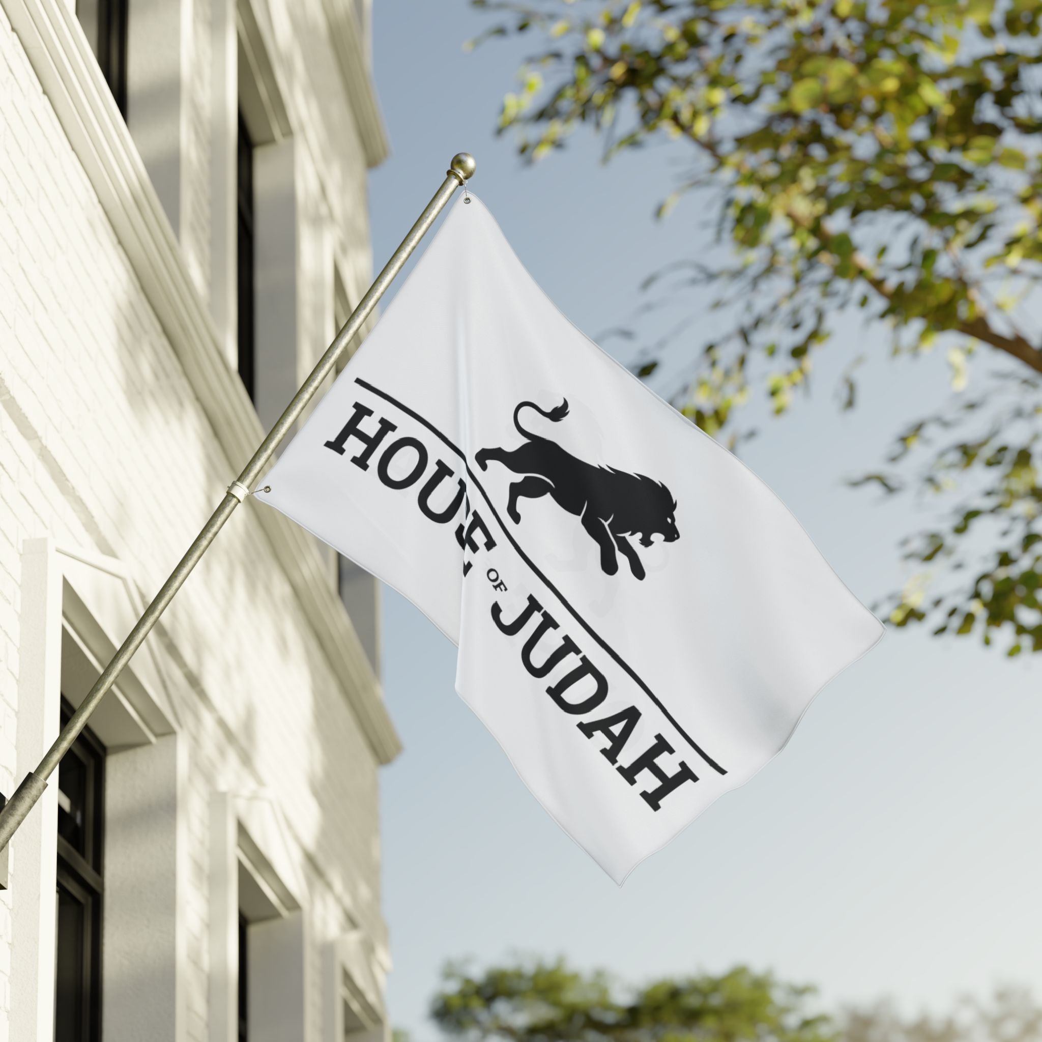 Christian flag, Christian decor, Christian home, faith flag, religious flag, worship flag, worship banner, decorative flag, faith decor, praise decor, church decor, Sunday decor, Easter decor, double-sided flag, House of Judah, Christian gift, religious gift, 